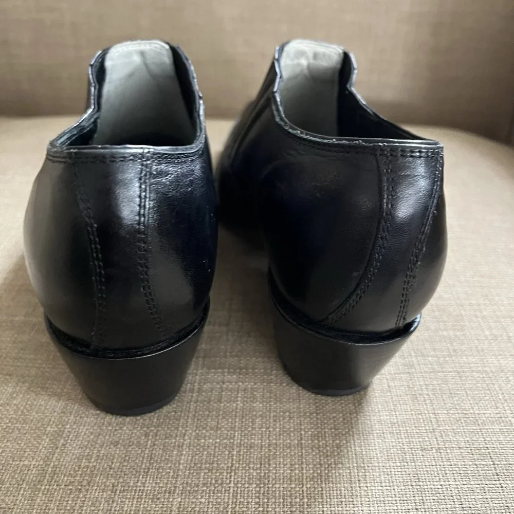 Charlie 1 Horse Black Booties Size 8 (B) Boots Short Leather Western Cowboy - Picture 8 of 16